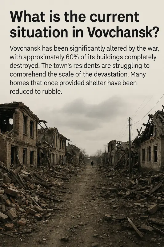 current situation in Vovchansk