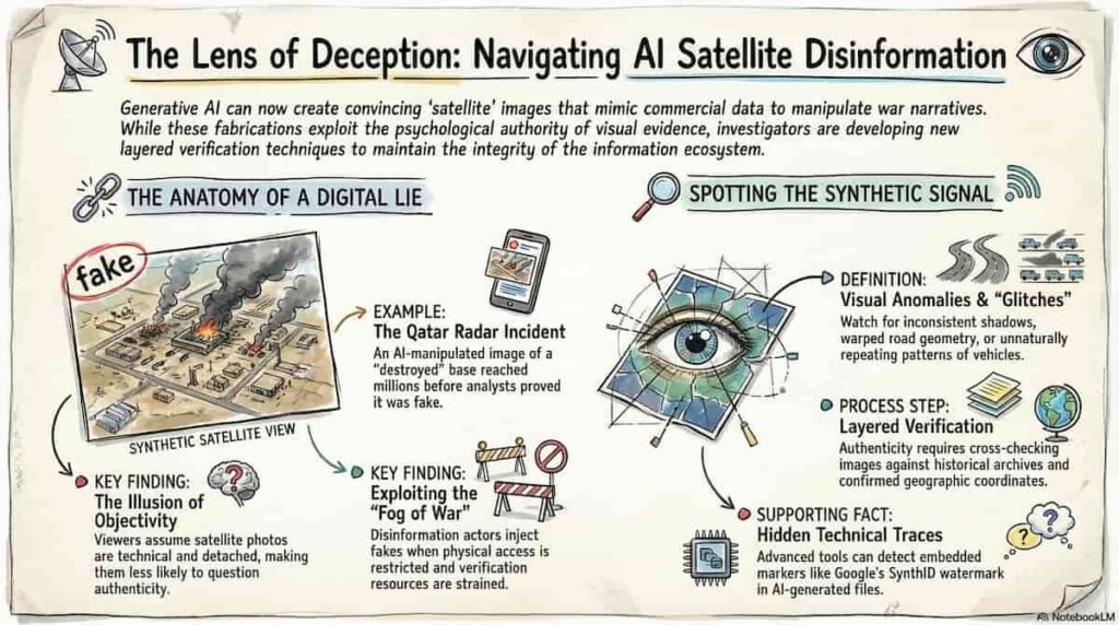 AI Satellite Images Manipulate War Narratives