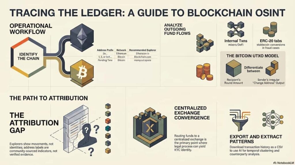 How to Read a Blockchain Explorer: OSINT Guide to Tracing Crypto Transactions